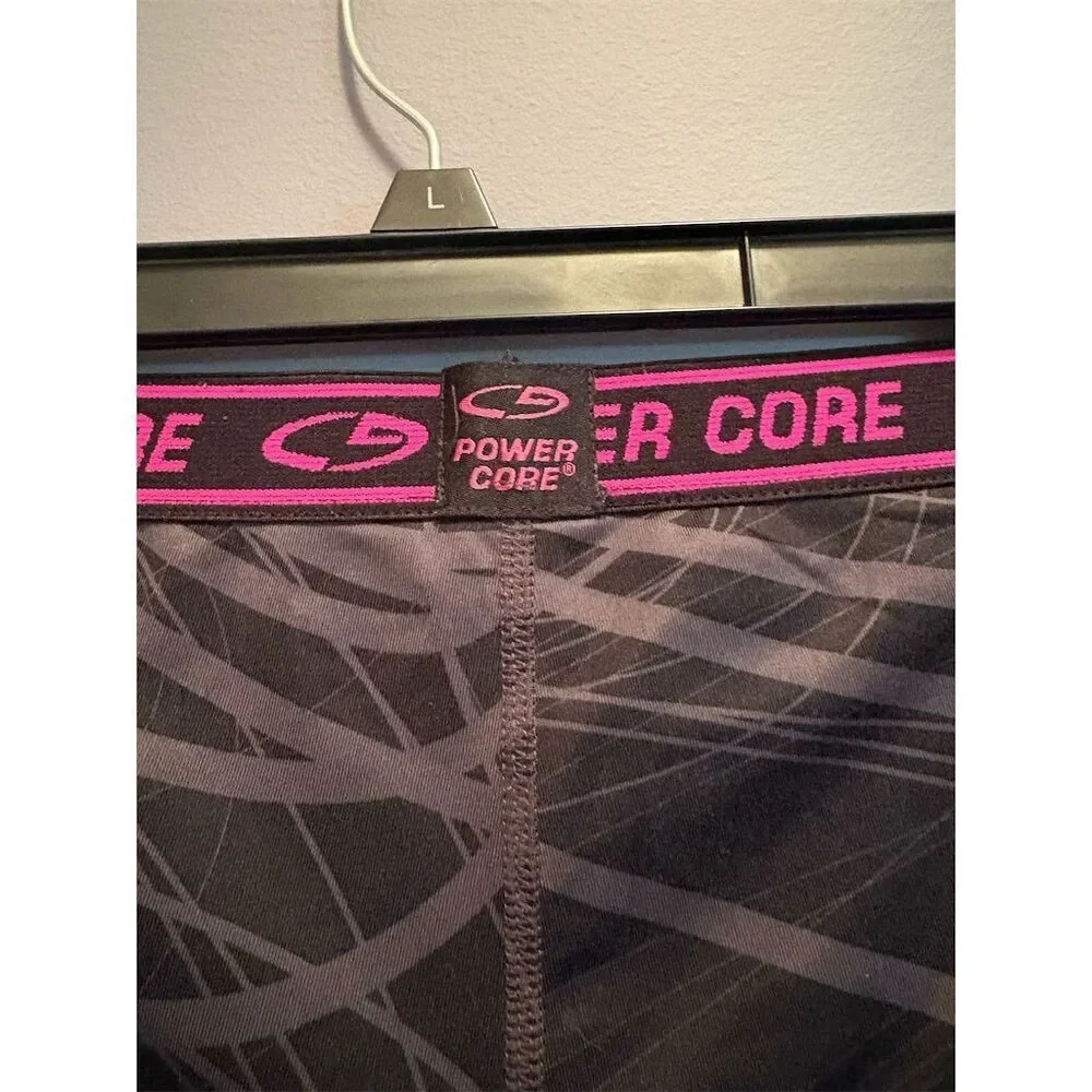 *3/$15 Champion Women's Power Core Leggings L Multicolor Swirl Design - Picture 7 of 10